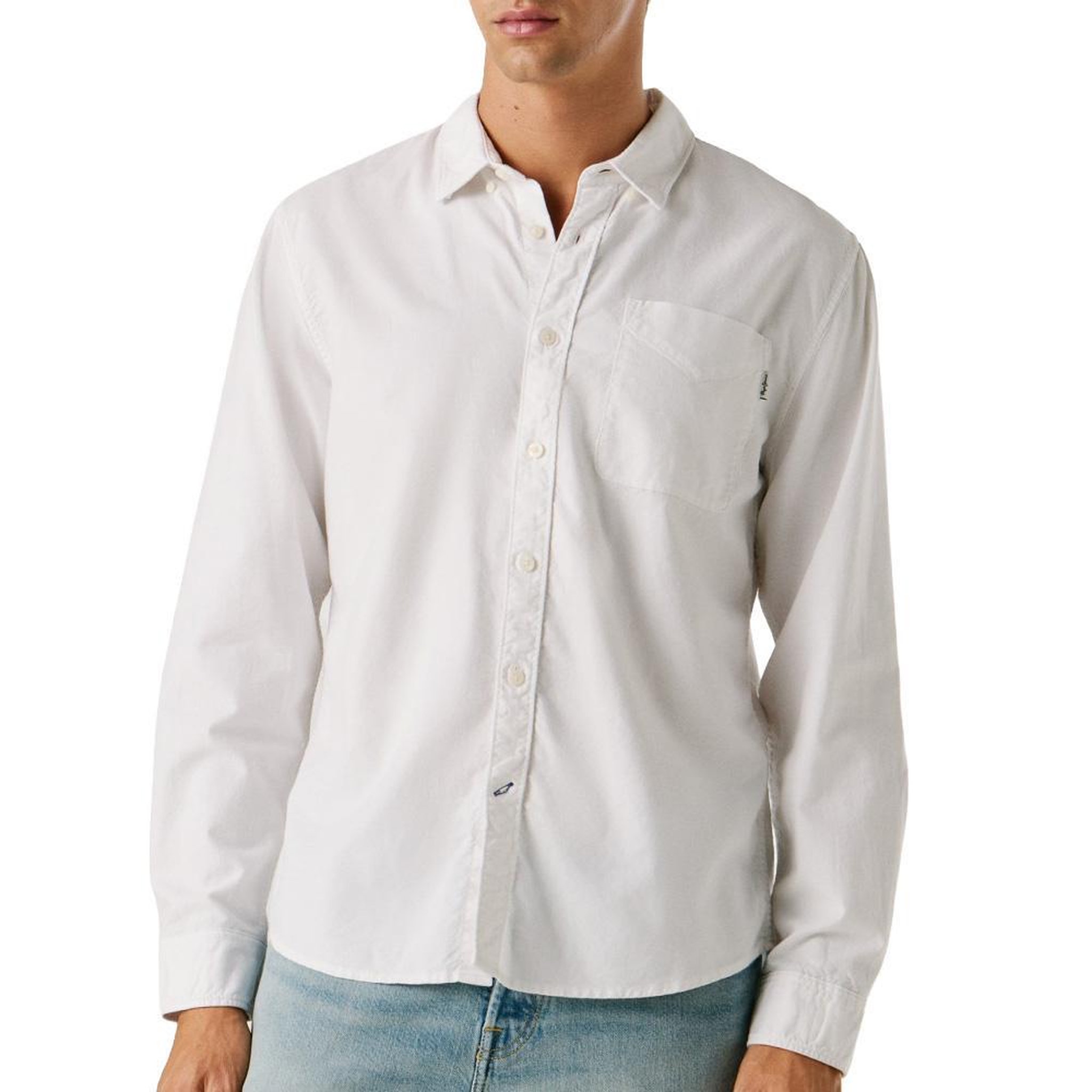 Pepe Jeans Chemise Blanche Homme Pepe jeans Pjl M Nd. Coloris disponibles : Blanc