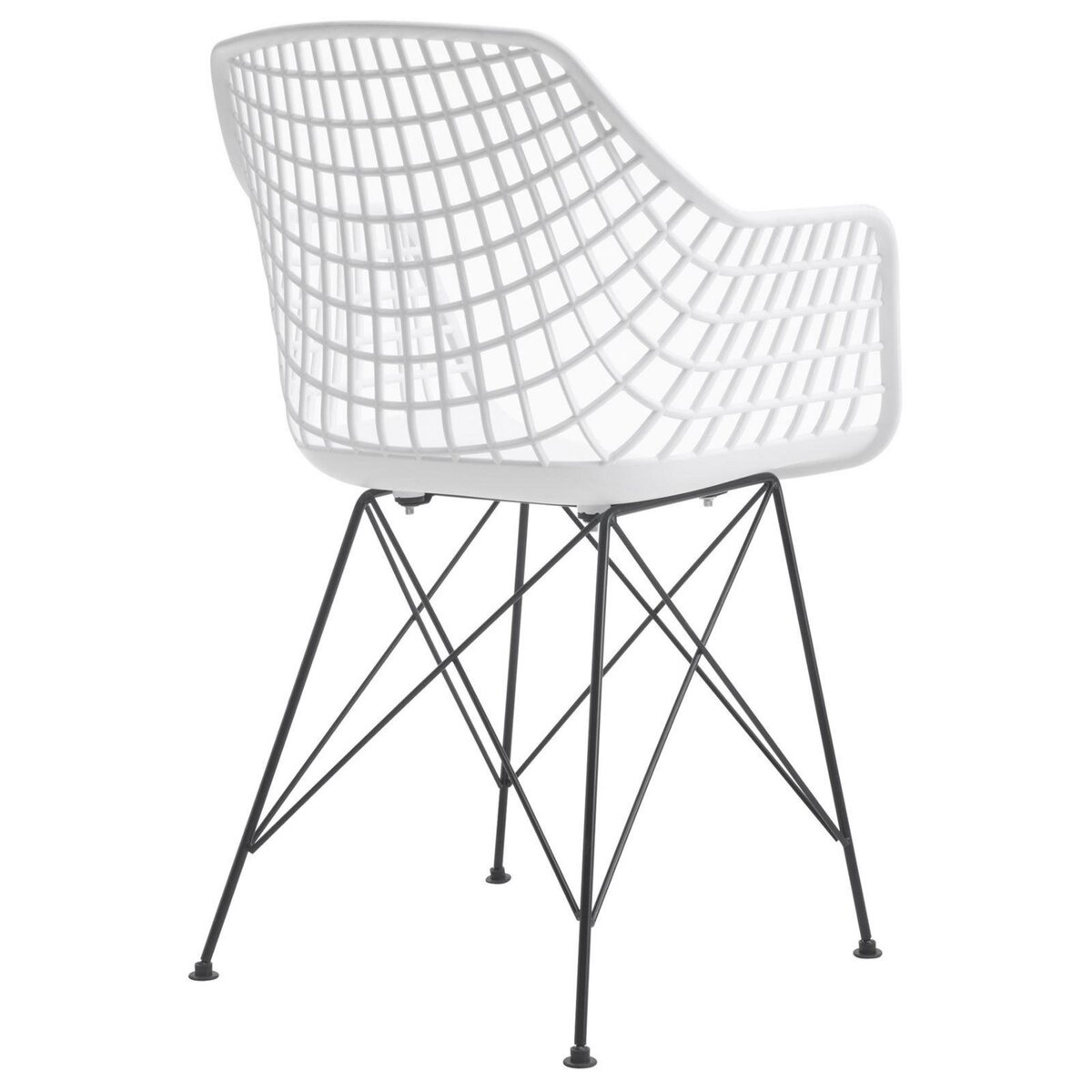 IDIMEX Lot de 4 chaises ALICANTE, en plastique