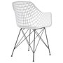 Voir la diapositive 6 : IDIMEX Lot de 4 chaises ALICANTE, en plastique