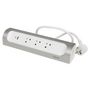 Voir la diapositive 3 : LEGRAND Rallonge d'angle 3x2P+T Surface et USB A+C avec cordon 1m - blanc/alu