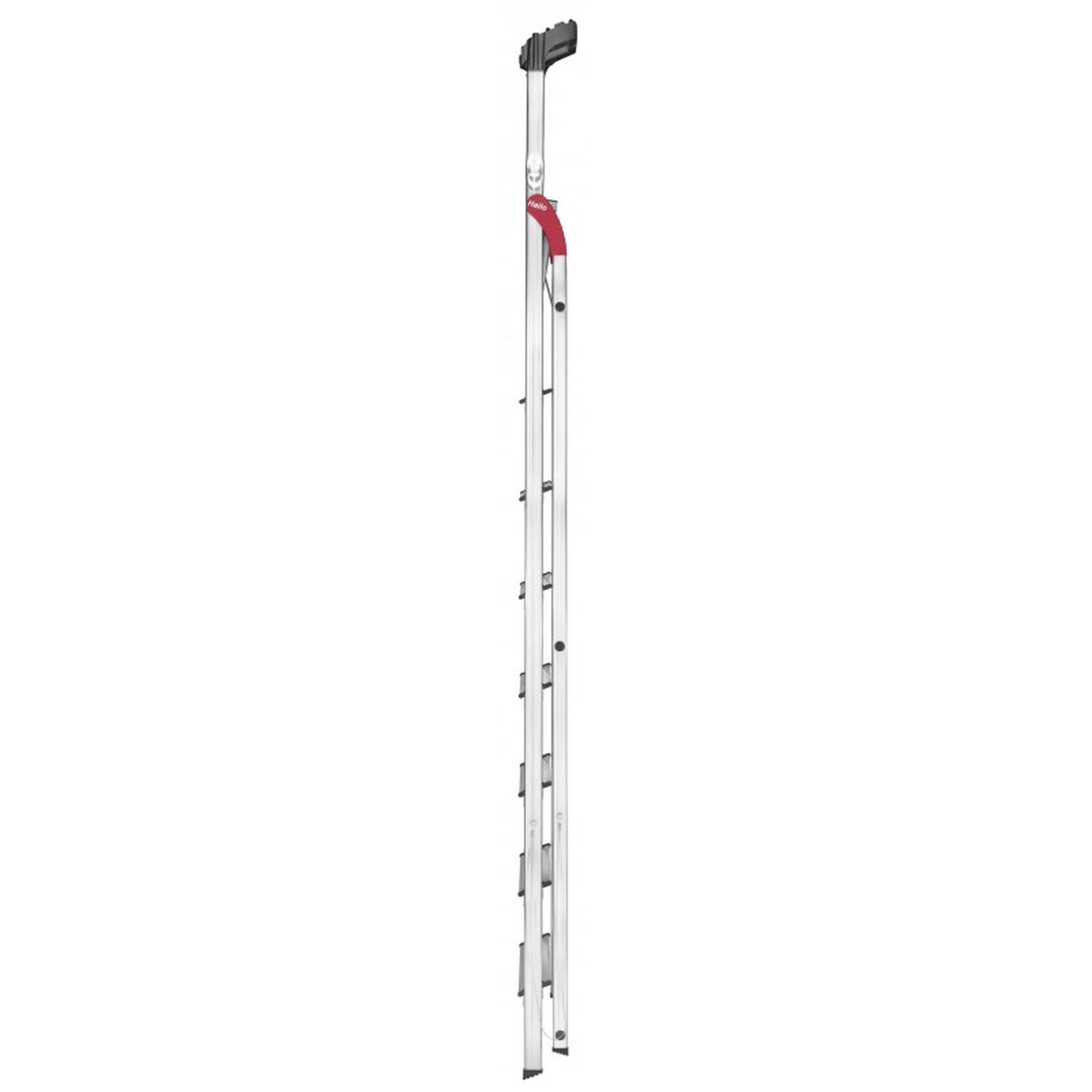 Voir la diapositive 6 : HAILO Escabeau 8 marches 3m45 en aluminium - L60