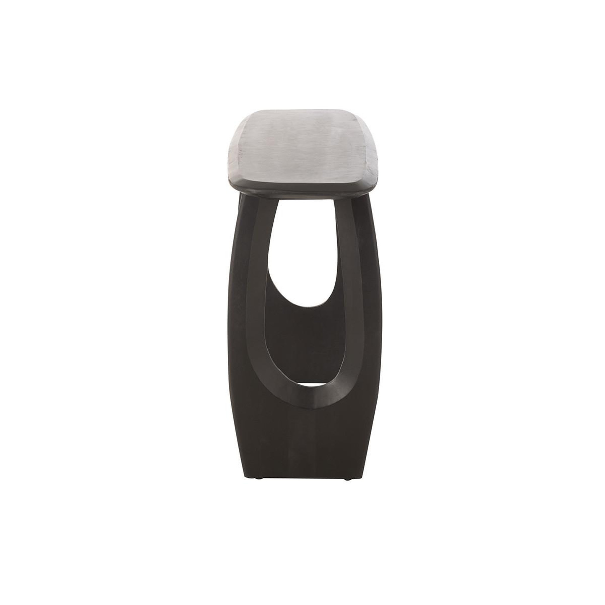 Voir la diapositive 3 : J-LINE Console design en bois  cave  120cm noir