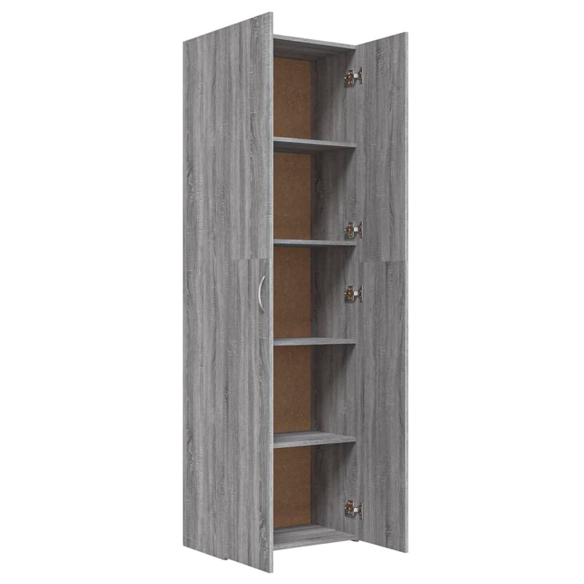 Voir la diapositive 5 : VIDAXL Armoire de bureau Sonoma gris 60x32x190 cm Bois d'ingenierie