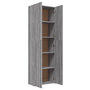 Voir la diapositive 5 : VIDAXL Armoire de bureau Sonoma gris 60x32x190 cm Bois d'ingenierie