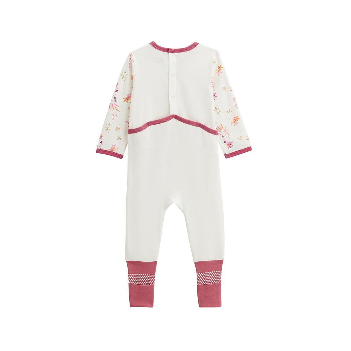 Petit Béguin Pyjama bébé à pieds retroussables Fiesta