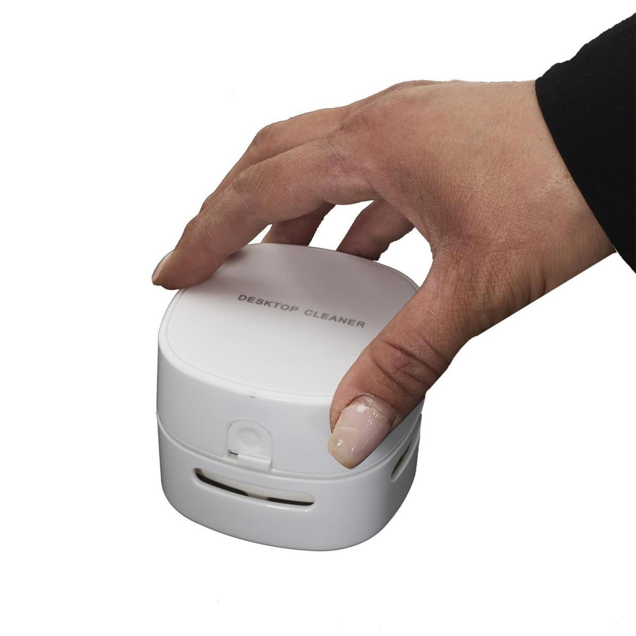 Voir la diapositive 4 : Je cherche une idee Aspirateur de table  rotation 360°  8cm blanc