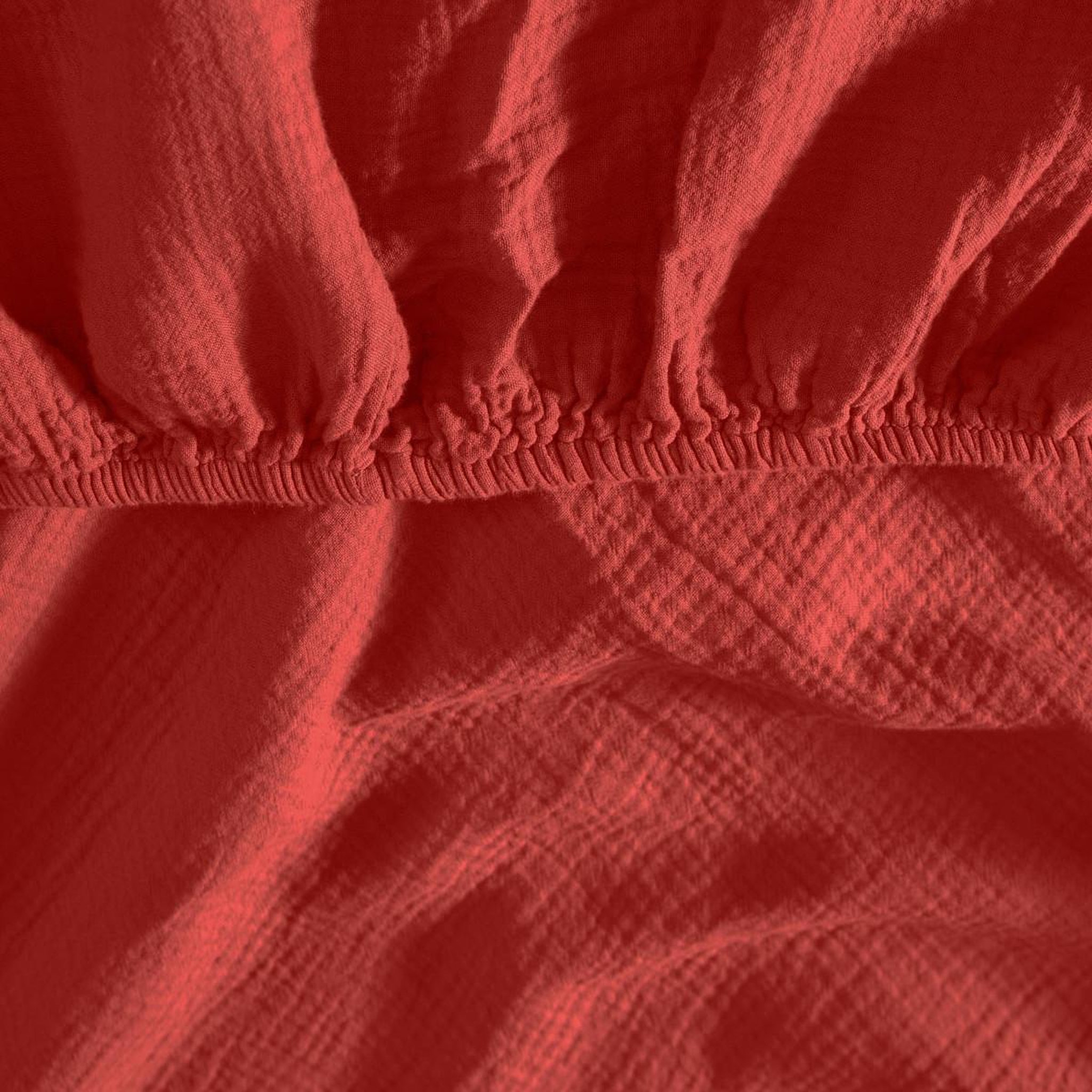 Voir la diapositive 4 : Sensei Maison Drap housse en gaze de coton bonnet 30 cm LOFT