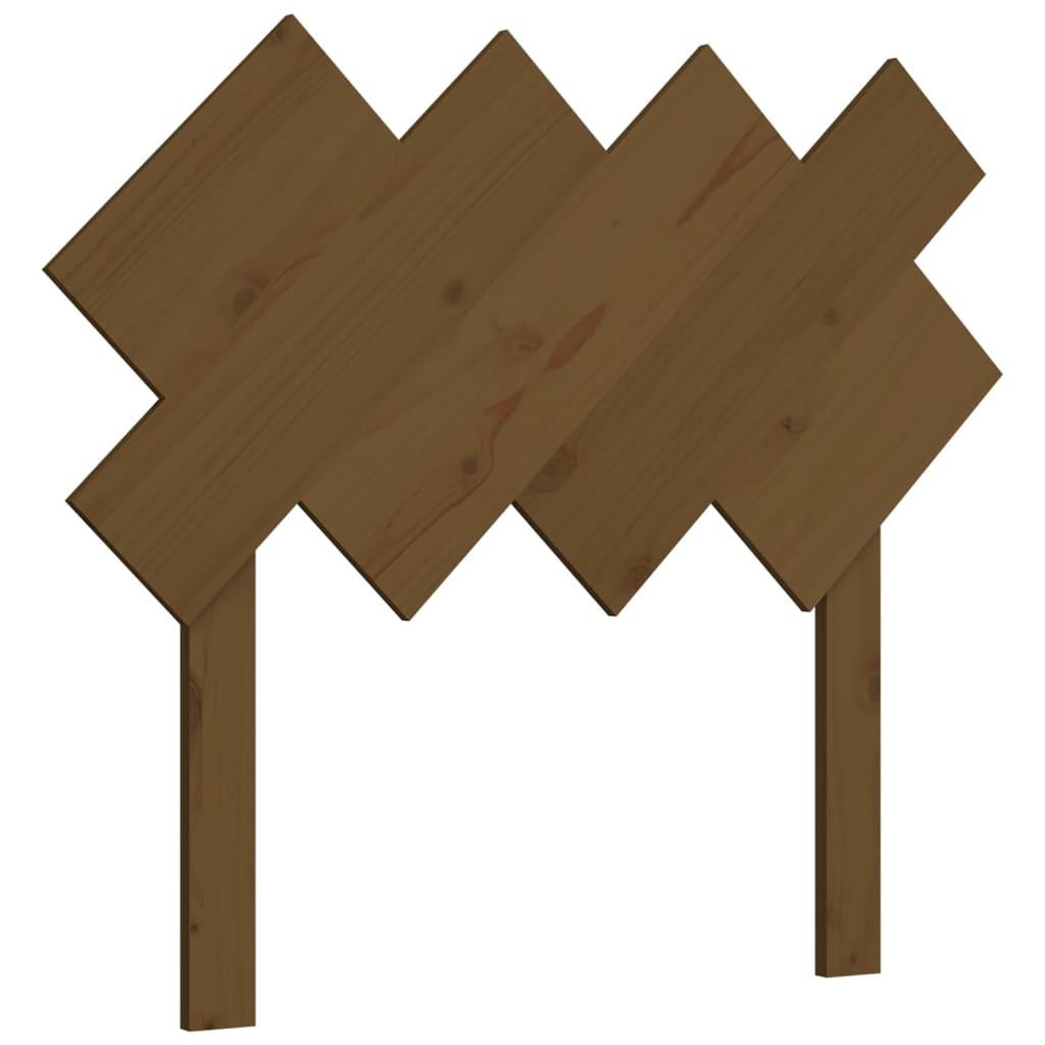 Voir la diapositive 2 : VIDAXL Tete de lit Marron miel 92x3x81 cm Bois massif de pin