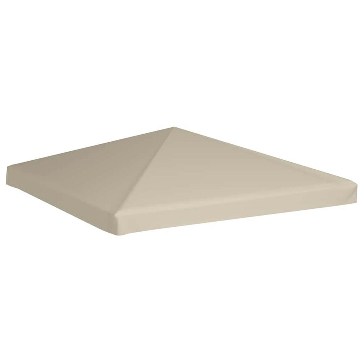 VIDAXL Couverture de toit de belvedere 310 g / m^2 3x3 m Beige