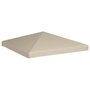 Voir la diapositive 2 : VIDAXL Couverture de toit de belvedere 310 g / m^2 3x3 m Beige
