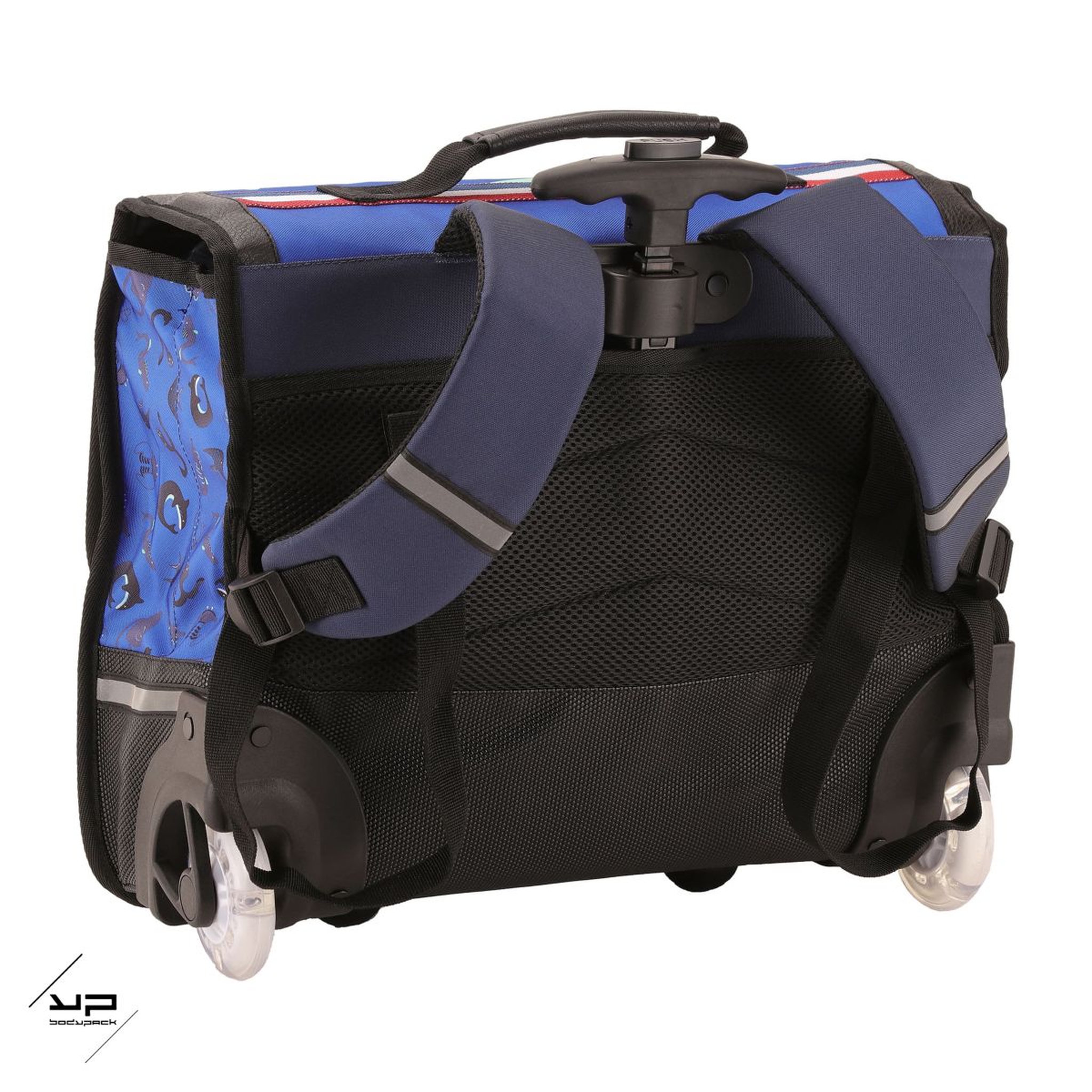 Voir la diapositive 2 : BODYPACK Cartable à roulettes 41 cm CM1/CM2 bleu