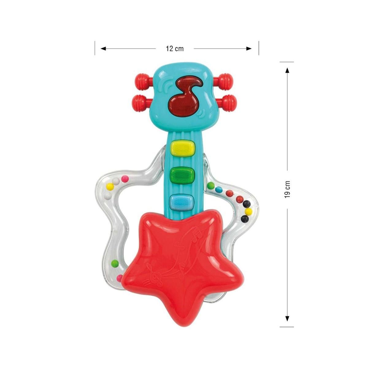 MILLY MALLY Hochet musical  - Rock star ROUGE