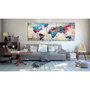 Voir la diapositive 2 : Paris Prix Tableau Imprimé  World Map : Cracked Wall