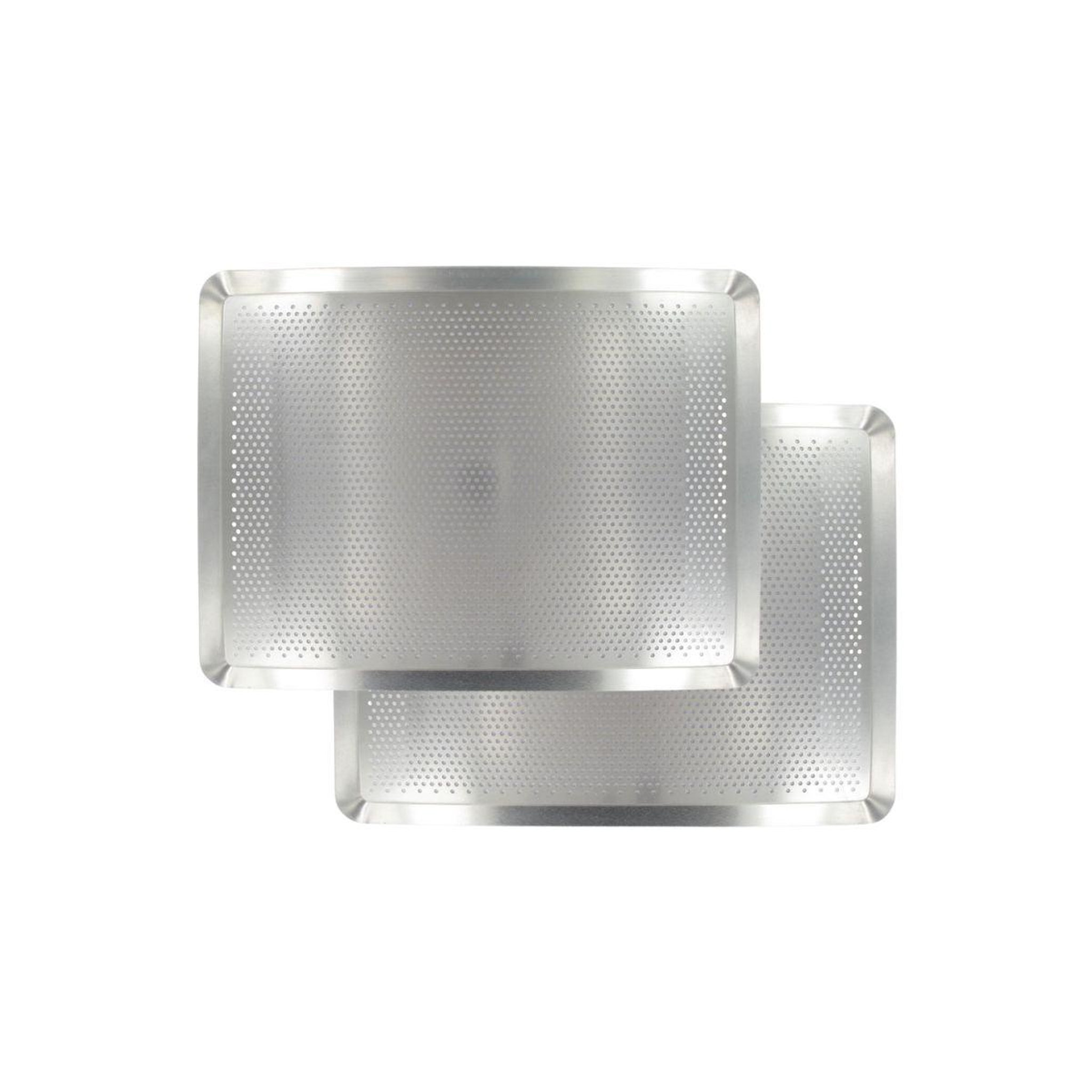 Voir la diapositive 1 : ZENKER Lot de 2 plaques à pâtisserie perforées en inox zenker special cooking