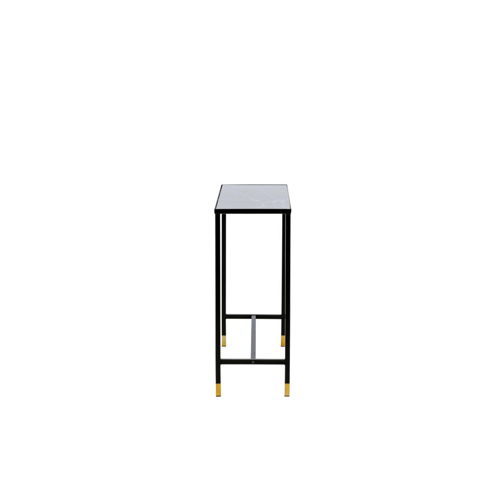 Voir la diapositive 3 : Paris Prix Console design en verre  dipp  100cm noir