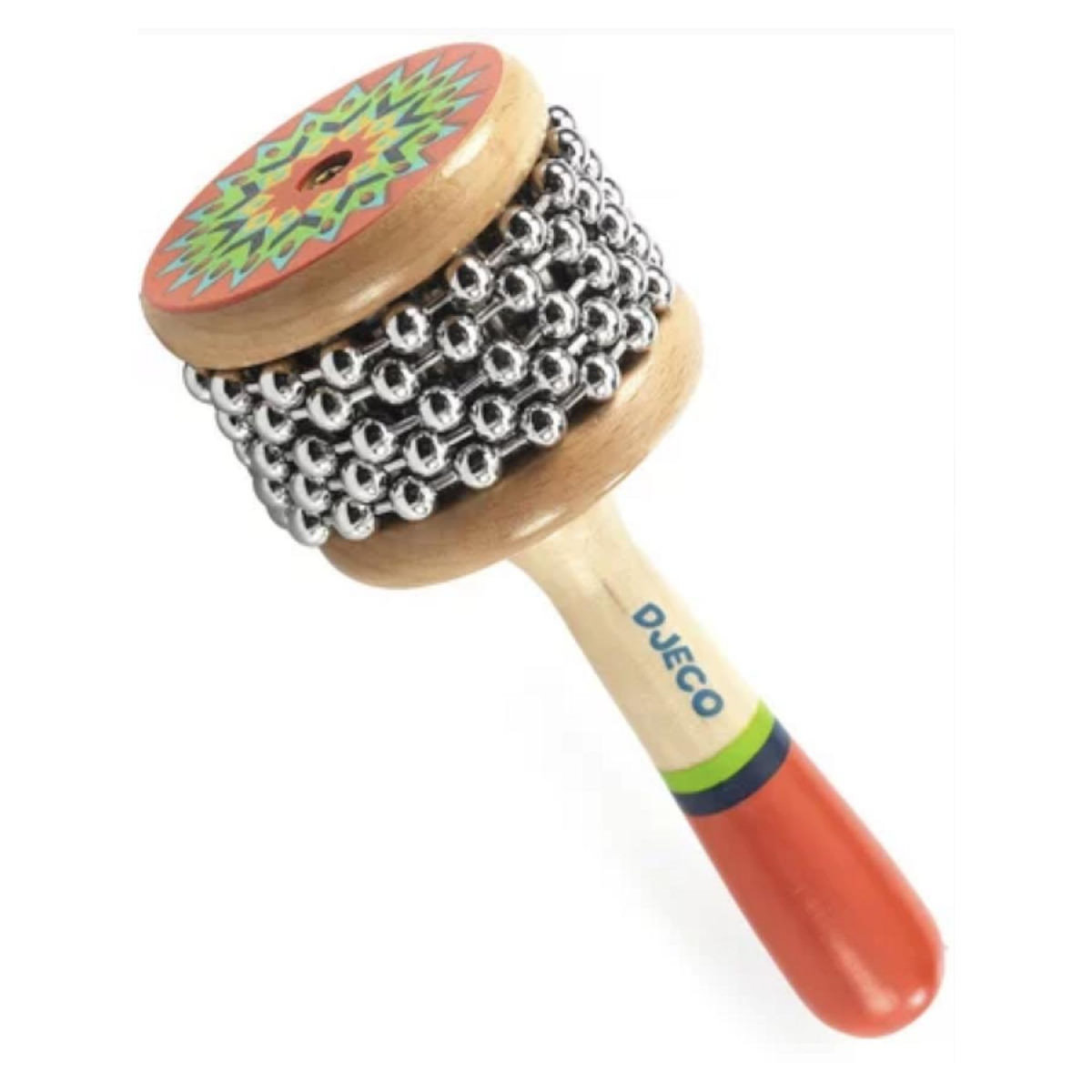 Djeco Mini cabassa en bois couleur estivale