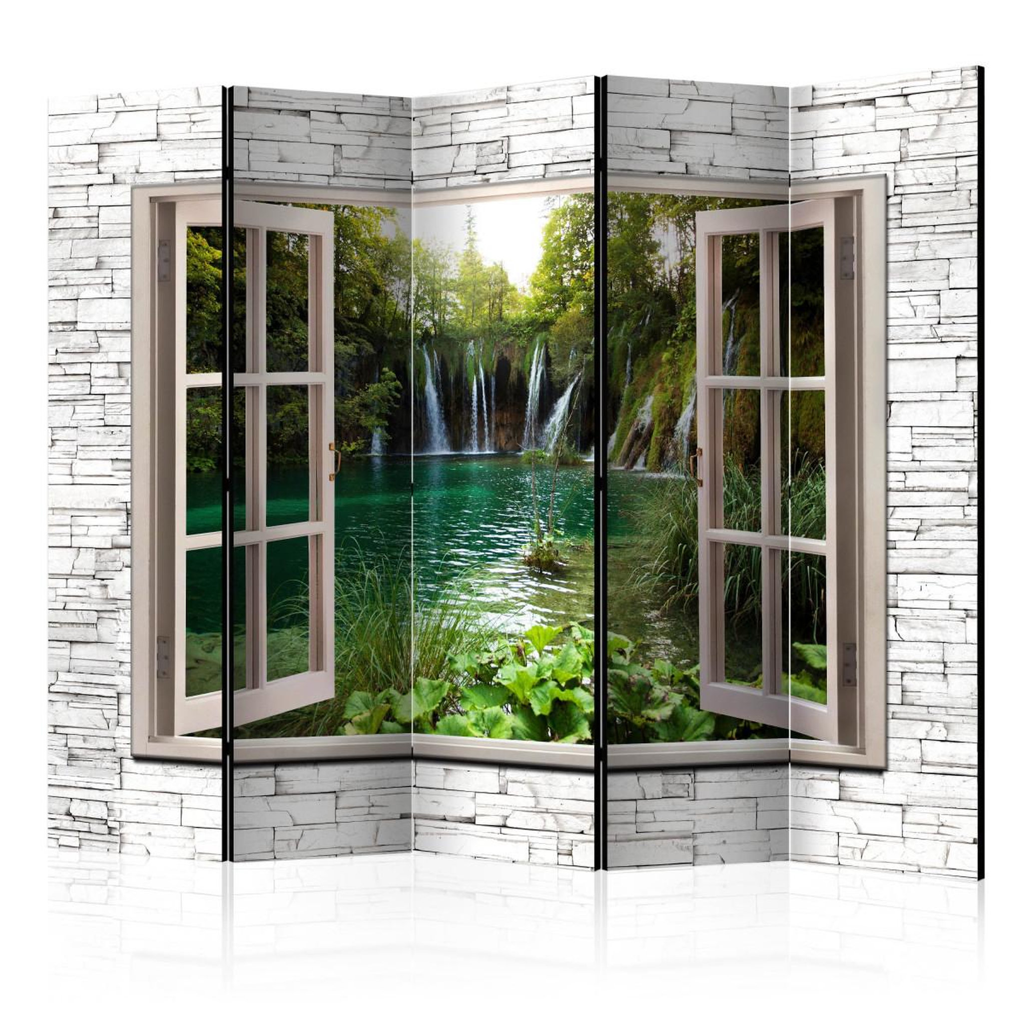 Paris Prix Paravent 5 volets  green treasure  172x225cm