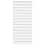 Voir la diapositive 1 : VIDAXL Store zebre blanc 105x230 cm largeur du tissu 100,9cm polyester