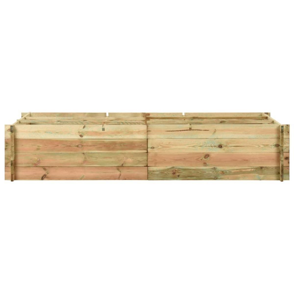 VIDAXL Jardiniere pour legumes Bois de pin impregne 197x100x40 cm
