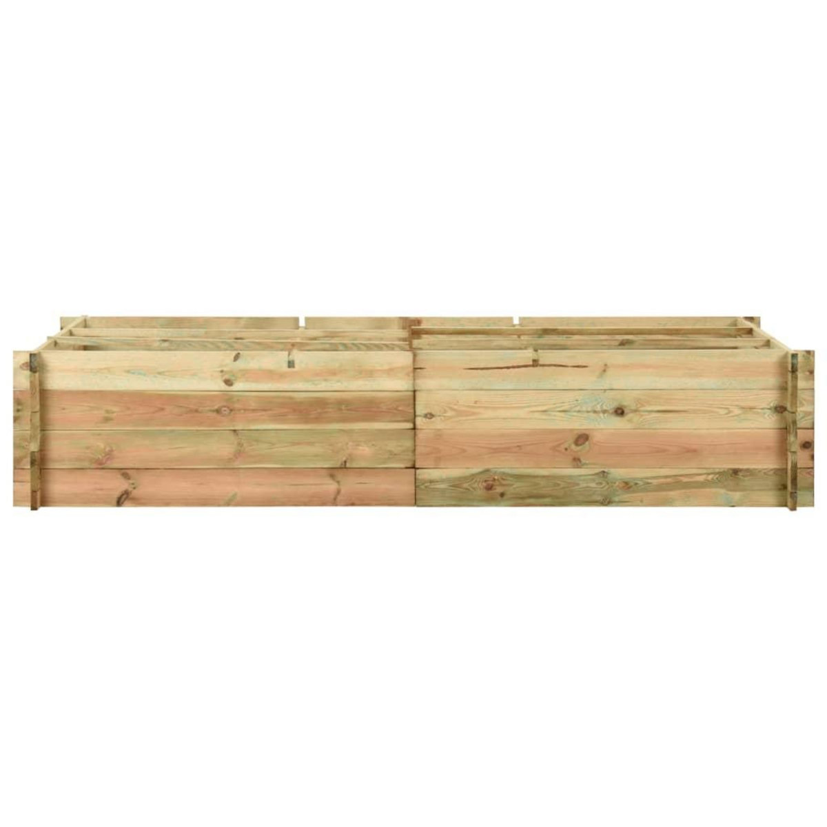 VIDAXL Jardiniere pour legumes Bois de pin impregne 197x100x40 cm