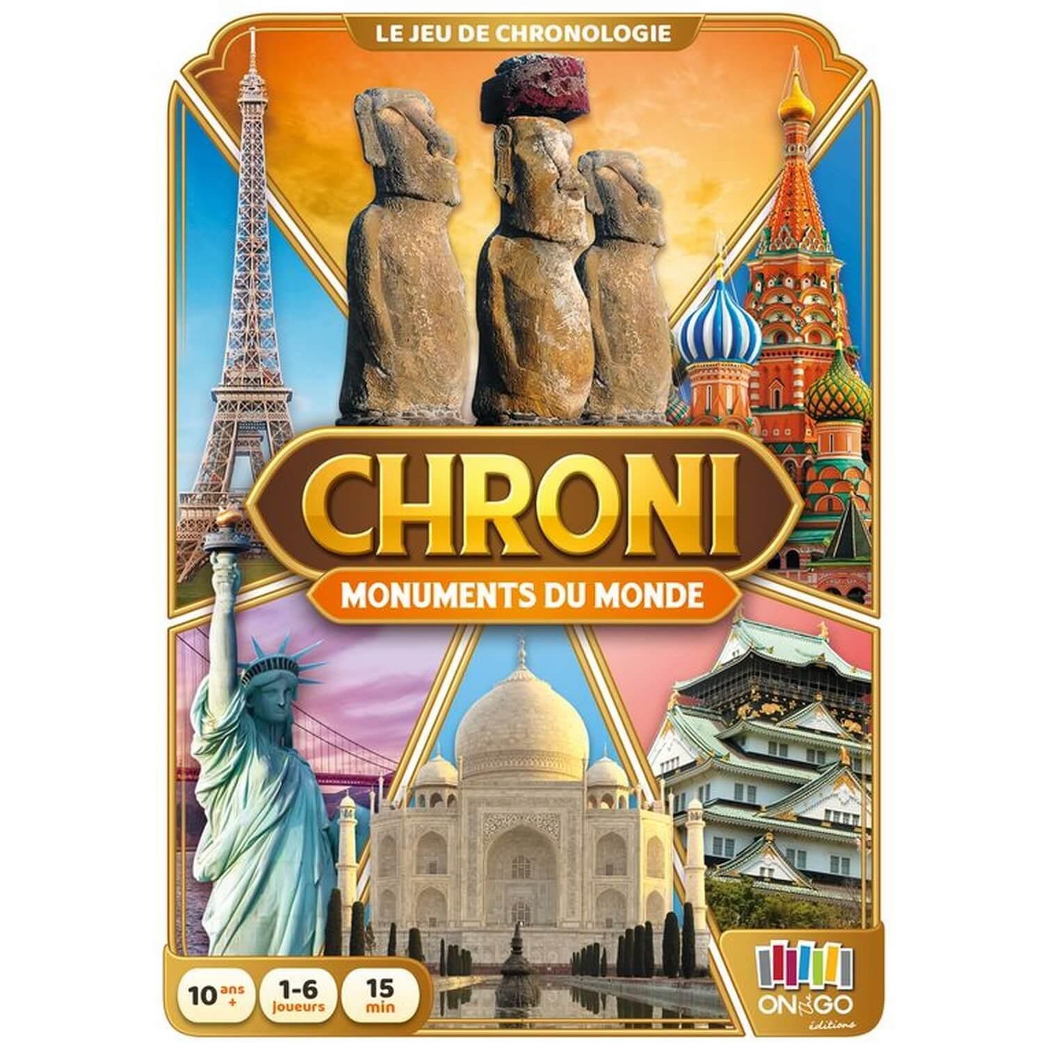 Jeu d'ambiance On the go Editions Chroni Monuments du Monde