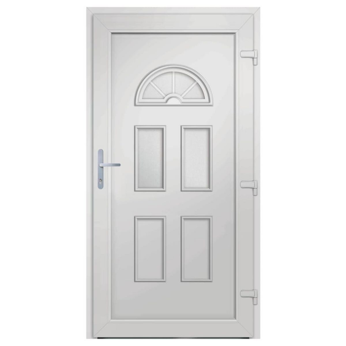 VIDAXL Porte d'entree Blanc 88x200 cm PVC
