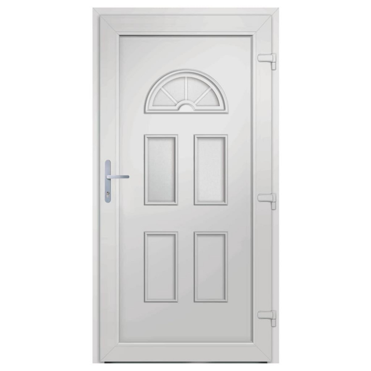 VIDAXL Porte d'entree Blanc 88x200 cm PVC