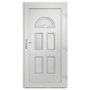Voir la diapositive 5 : VIDAXL Porte d'entree Blanc 88x200 cm PVC