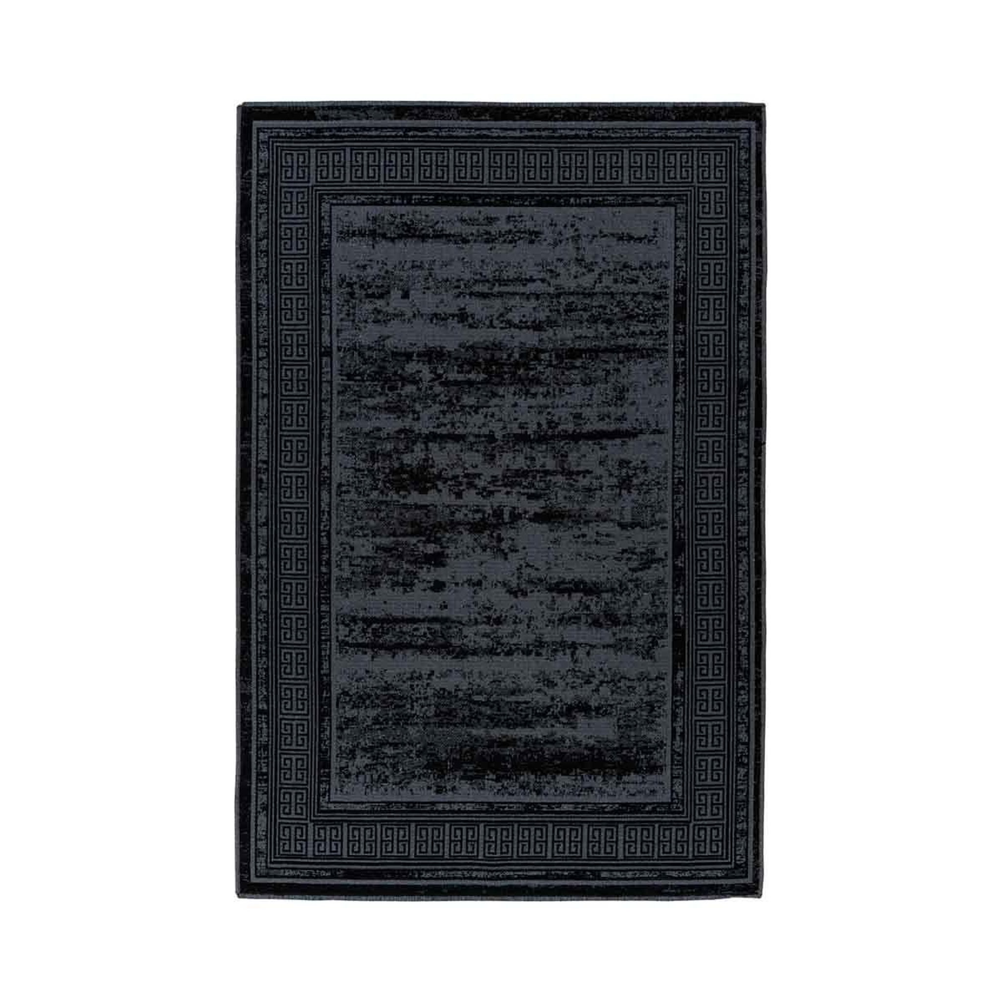 Voir la diapositive 1 : Paris Prix Tapis Tissé à Poils Plats Rétro  Kalevi  Noir