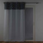 Voir la diapositive 4 : Paris Prix Rideau Voilage Phosphorescent  Moonlight  140x280cm Gris