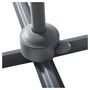 Voir la diapositive 8 : GARDENSTAR Parasol aluminium déporté gris bleuté rond  3,5M