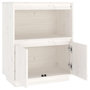 Voir la diapositive 5 : VIDAXL Buffet Blanc 60x34x75 cm Bois massif de pin