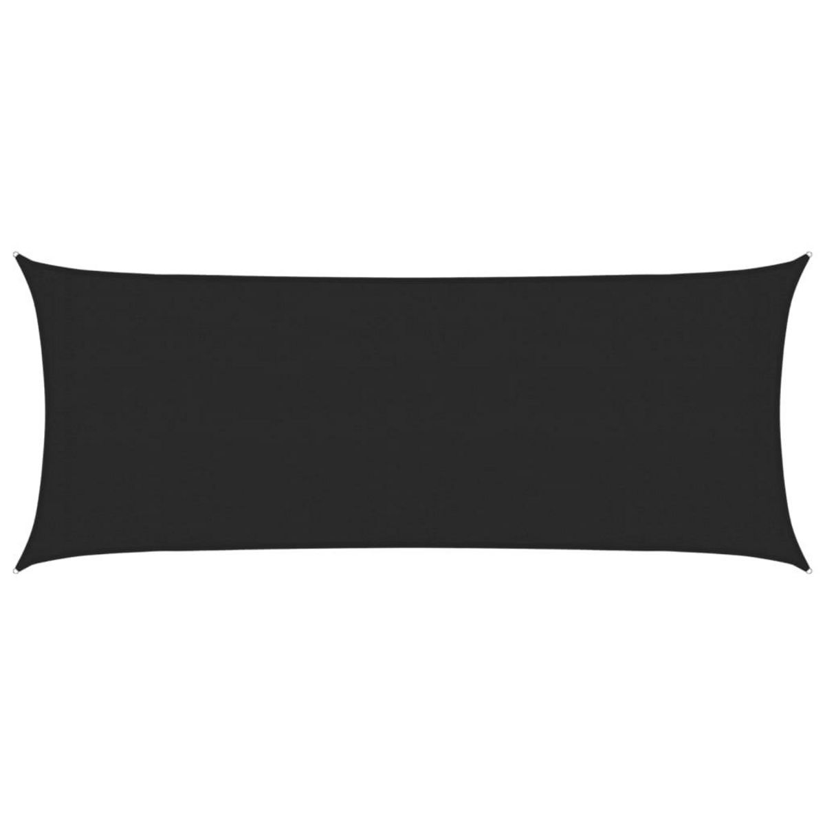 VIDAXL Voile d'ombrage 160 g/m^2 Noir 2x5 m PEHD