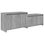 Voir la diapositive 2 : VIDAXL Meuble TV Sonoma gris 146,5x35x50 cm Bois d'ingenierie