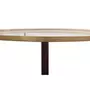 Paris Prix Table d'Appoint Design  Tami  51cm Crème & Prune