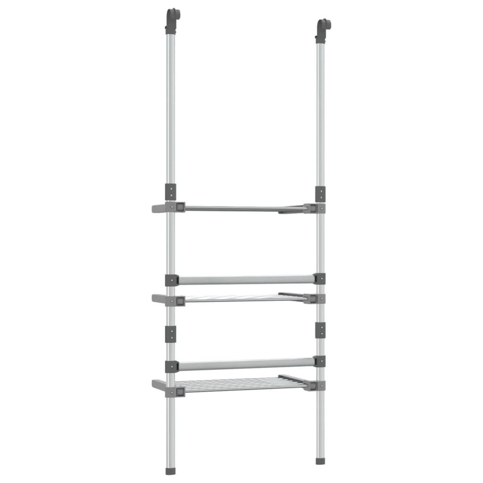 Voir la diapositive 5 : VIDAXL Sechoir a linge suspendu a 3 niveaux Aluminium