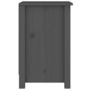 Voir la diapositive 5 : VIDAXL Tables de chevet 2 pcs Gris 40x35x55 cm Bois de pin solide