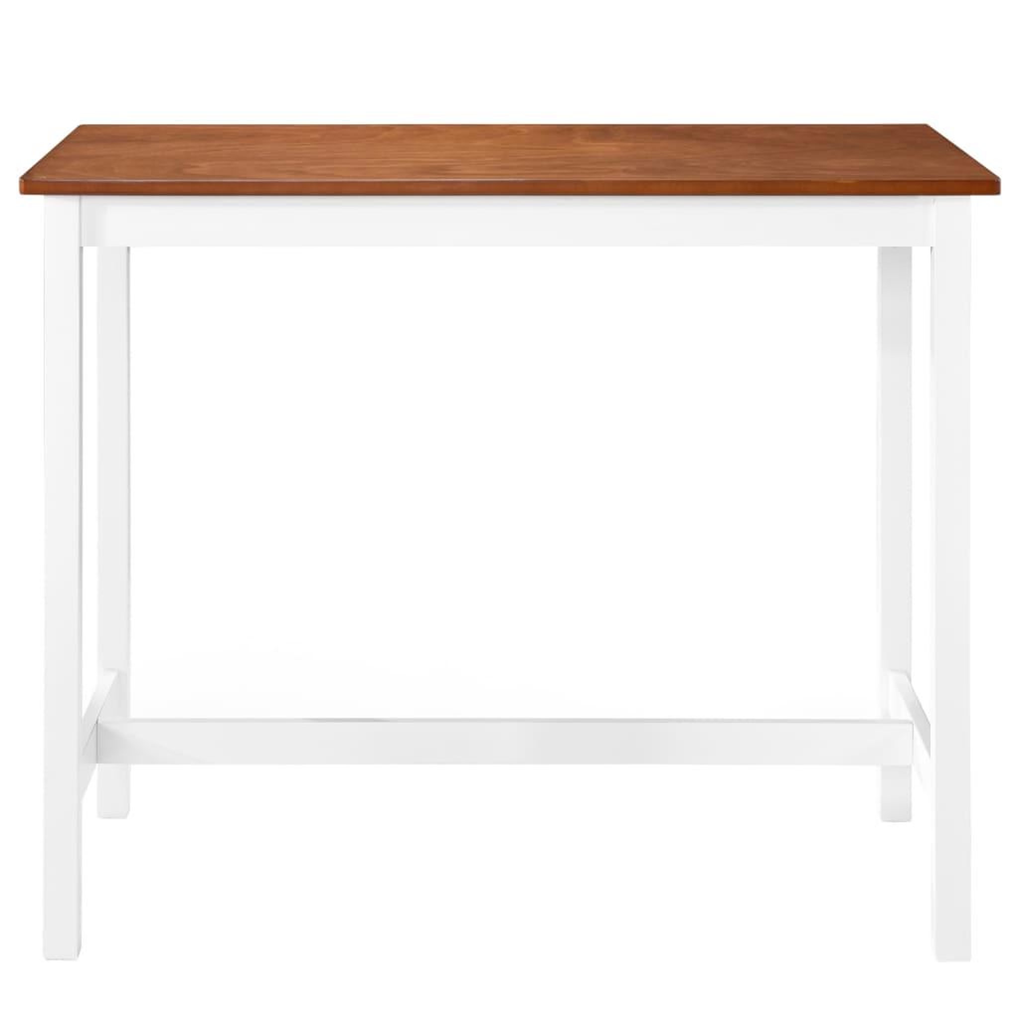Voir la diapositive 2 : VIDAXL Table de bar bois massif 108x60x91 cm