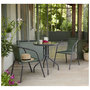 Voir la diapositive 1 : GARDENSTAR Table de jardin ronde en verre BISTROT