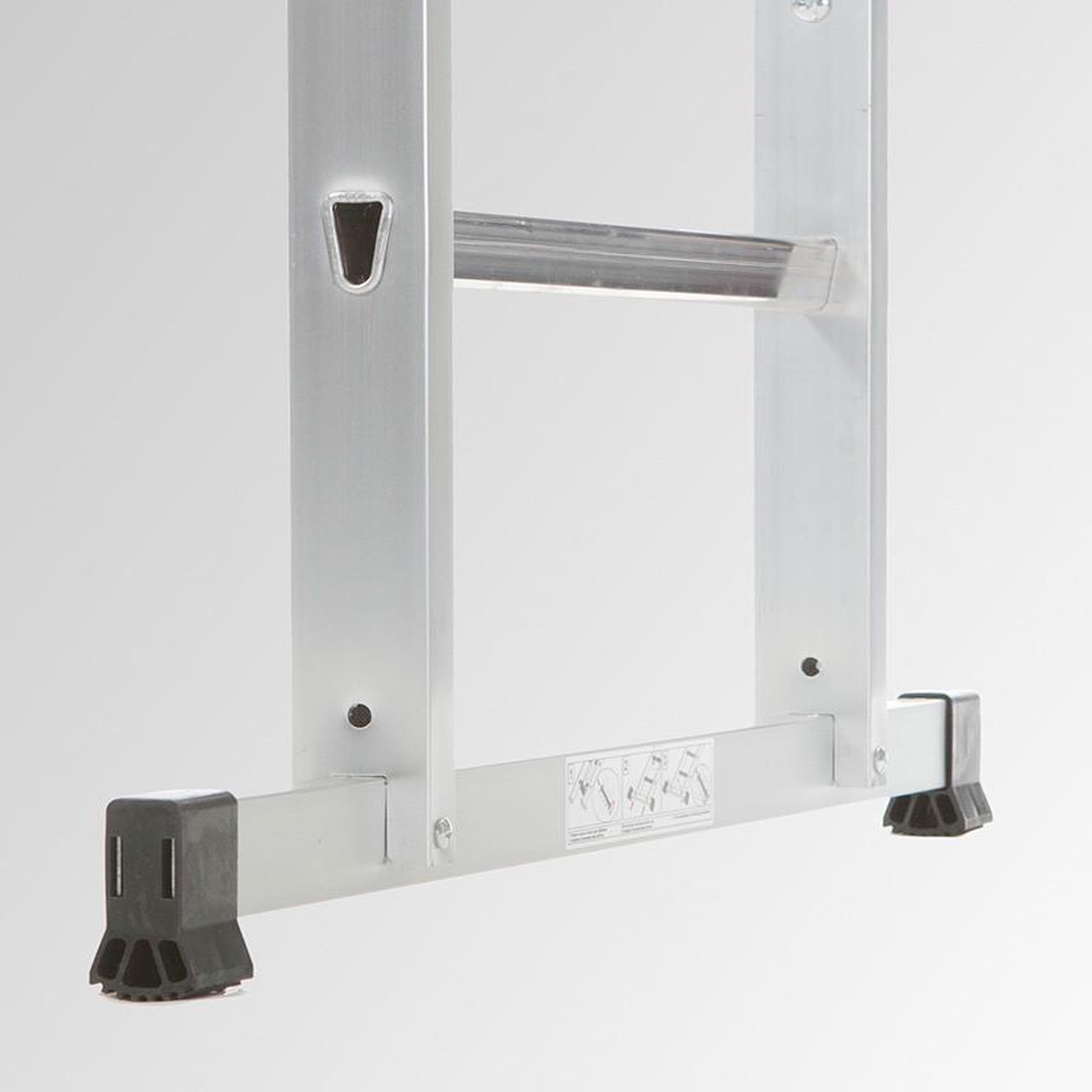 Voir la diapositive 3 : HAILO Echafaudage roulant de jardin tout-terrain 1,5m/3,5m en aluminium selekta h350