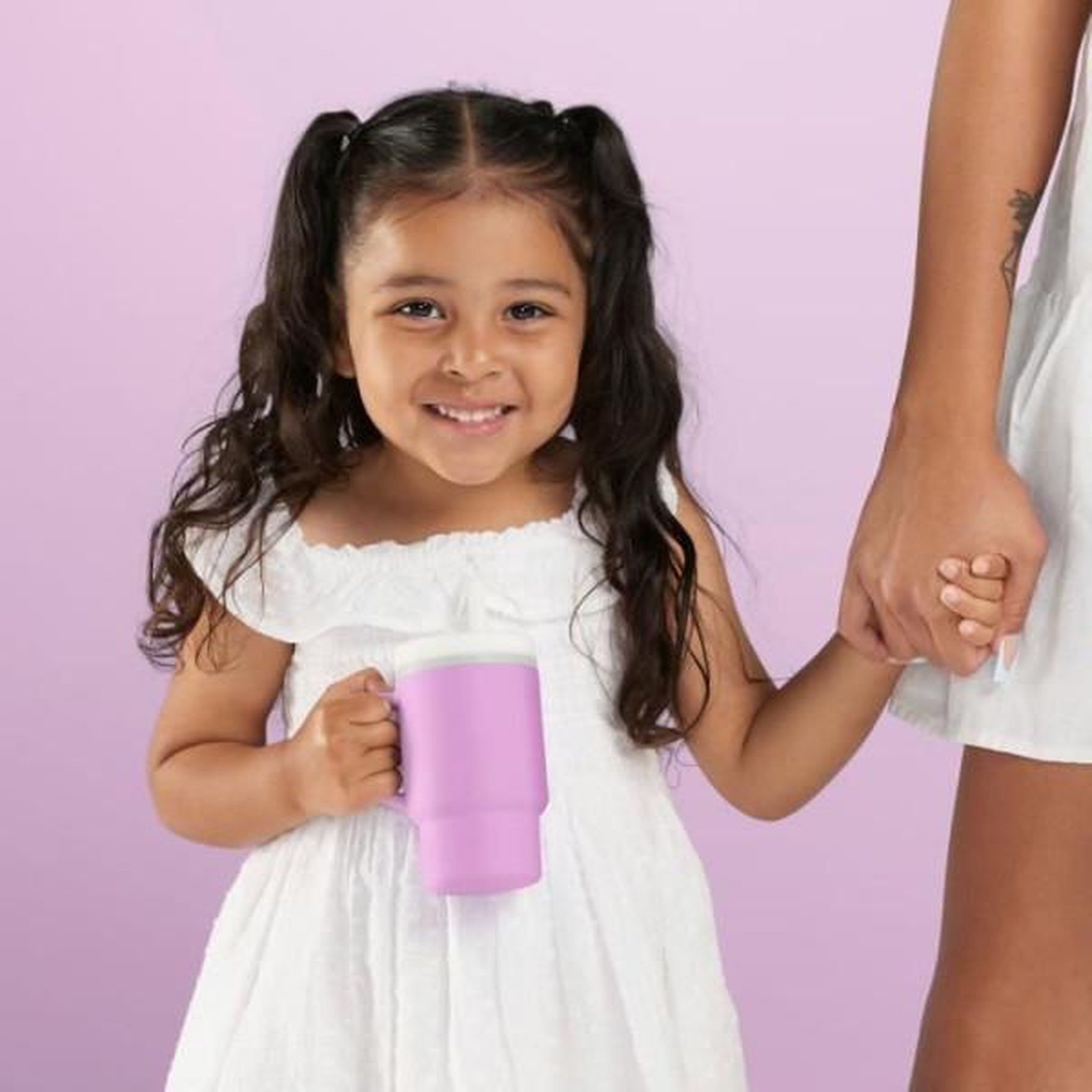 Voir la diapositive 4 : INFANTINO Ma premiere tasse - infantino - silicone - mauve lila