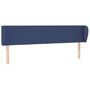 Voir la diapositive 2 : VIDAXL Tete de lit avec oreilles Bleu 203x23x78/88 cm Tissu
