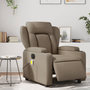 Voir la diapositive 1 : VIDAXL Fauteuil de massage inclinable electrique cappuccino similicuir
