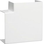 CENTRALE BRICO Angle plat blanc pour goulotte, H. 6.3 x P.4.5 cm