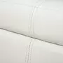 HOMCOM Banc coffre de rangement 2 en 1 revêtement synthétique capitonné 106L x 40l x 40H cm blanc