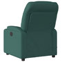 Voir la diapositive 4 : VIDAXL Fauteuil de massage inclinable electrique Vert fonce Tissu