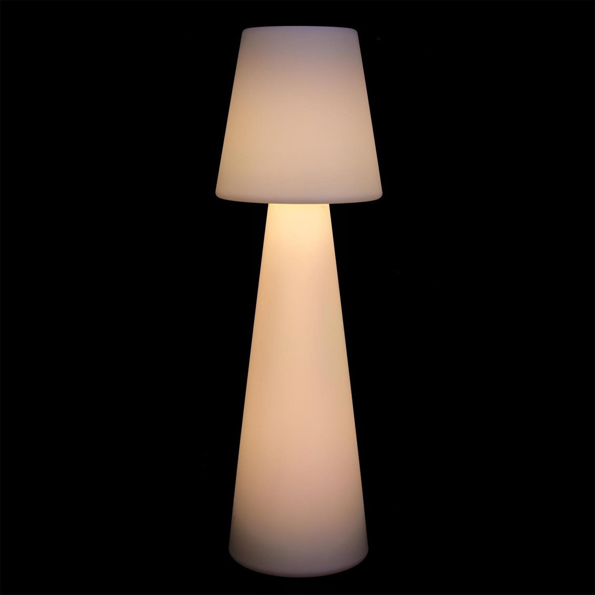 The Home Deco Factory Lampadaire LED lumières multicolores - Blanc