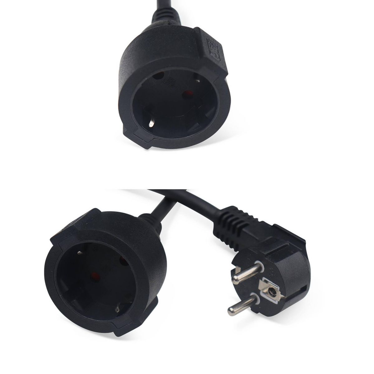 SWEEEK VOLTR - Rallonge électrique murale câble de 15m . enrouleur de jardin automatique avec sécurité thermique. 3200W