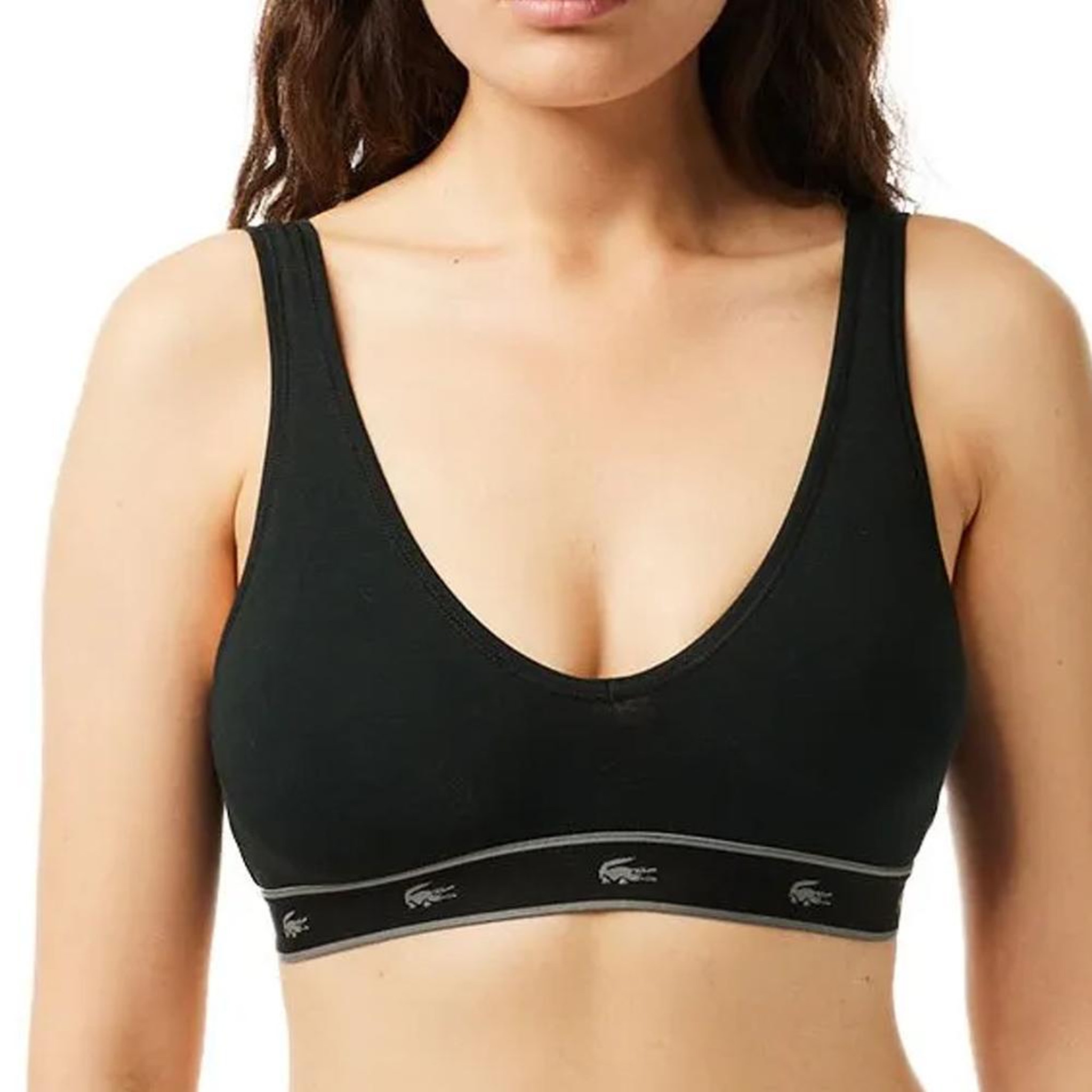 Voir la diapositive 1 : Lacoste Brassière Noir Lacoste Stripe Color