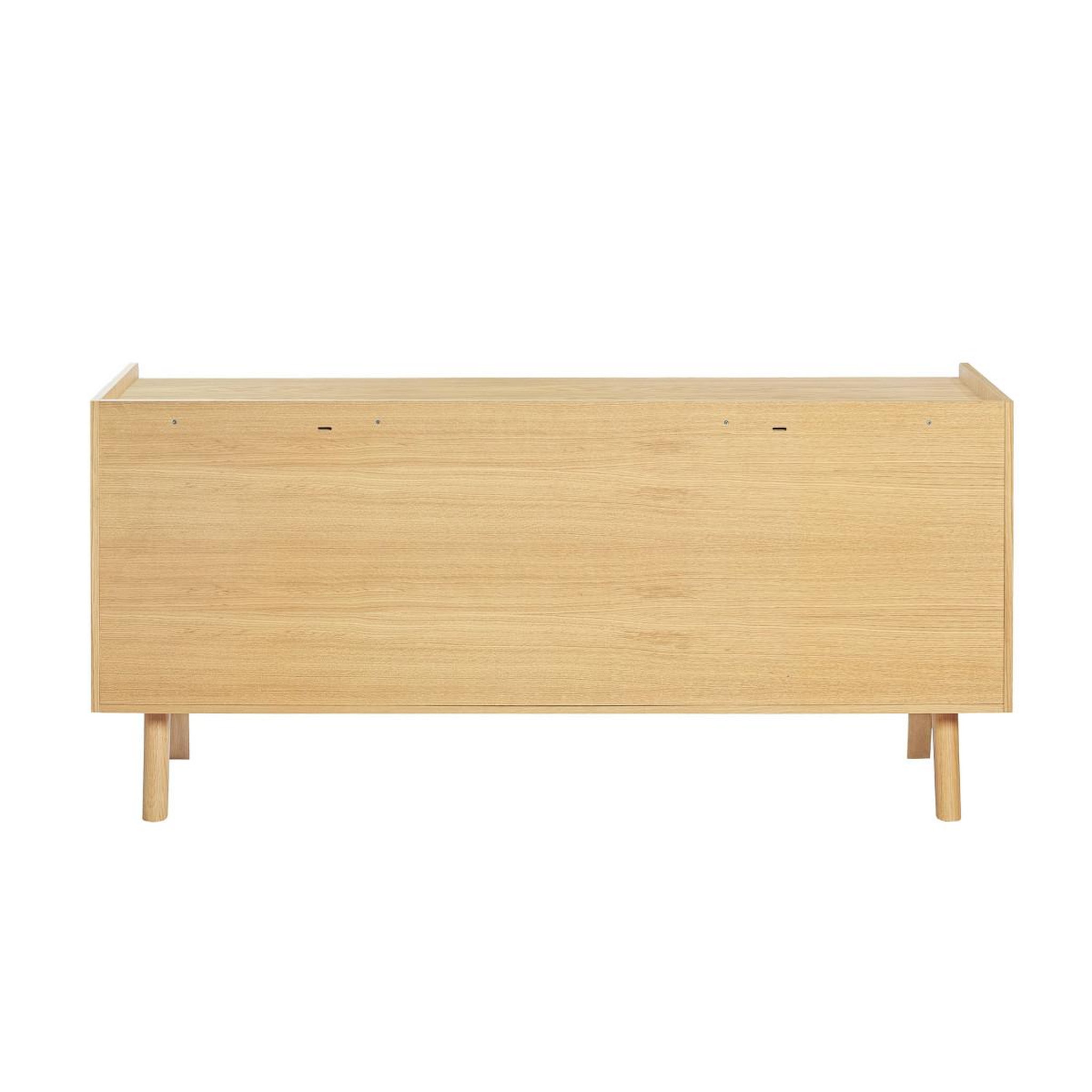 Voir la diapositive 3 : Paris Prix Buffet design 4 portes  nice  160cm chêne